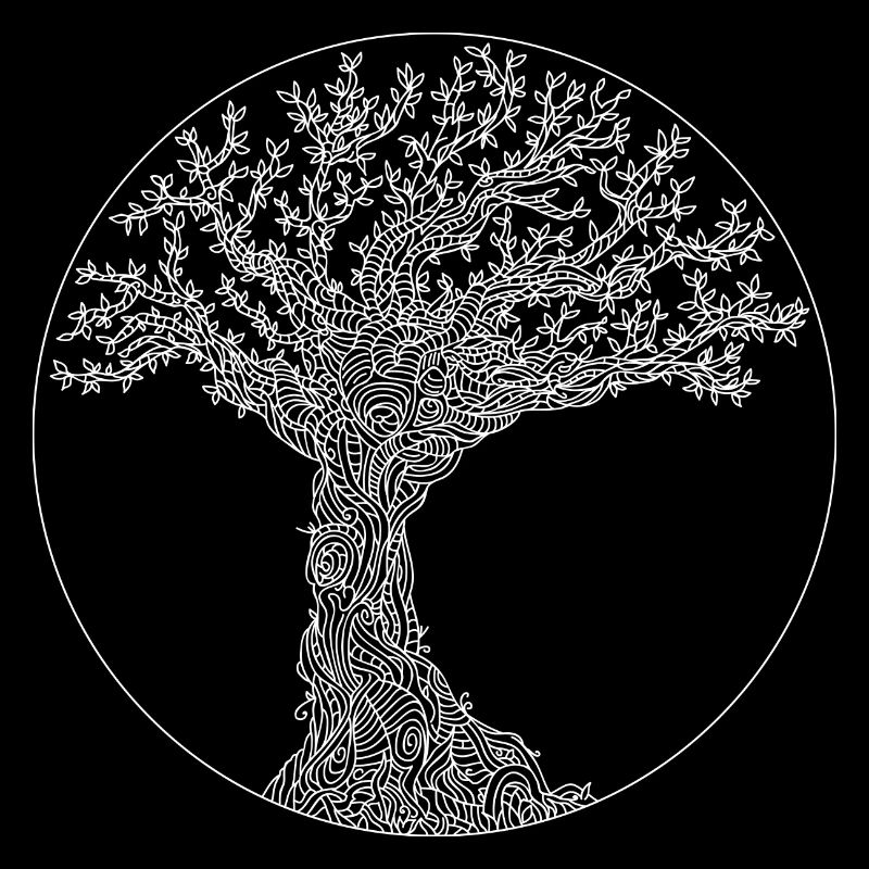 Arbre de vie #2 (blanc)