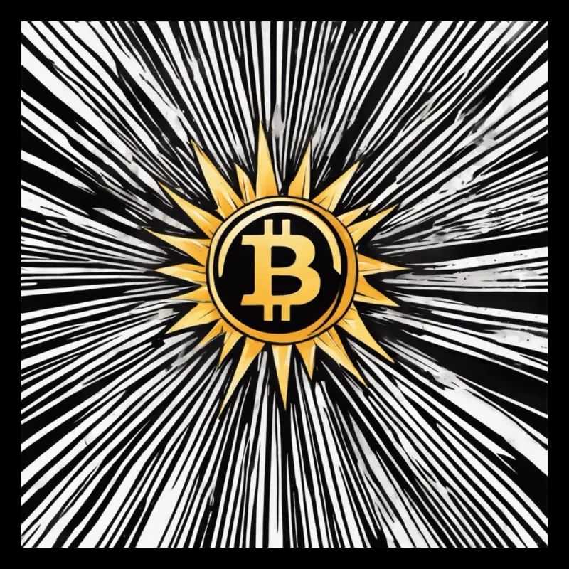 Golden Bitcoin Sun