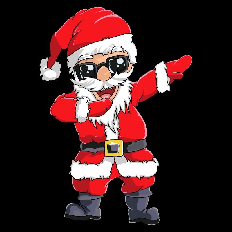 Dabbender Weihnachtsmann Dabbing Santa Geschenk