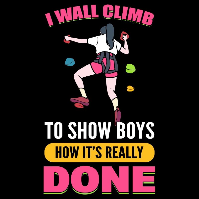 Wall Climber Rock Climbing Wall Climbing Party