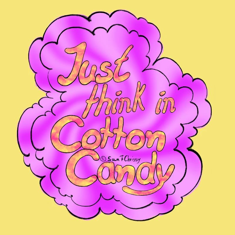Cotton Candy Thinking Extra Shine
