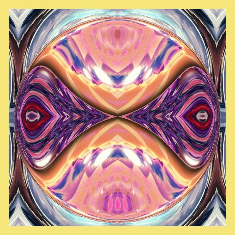 Kaleidoskop Orb Farbexplosion