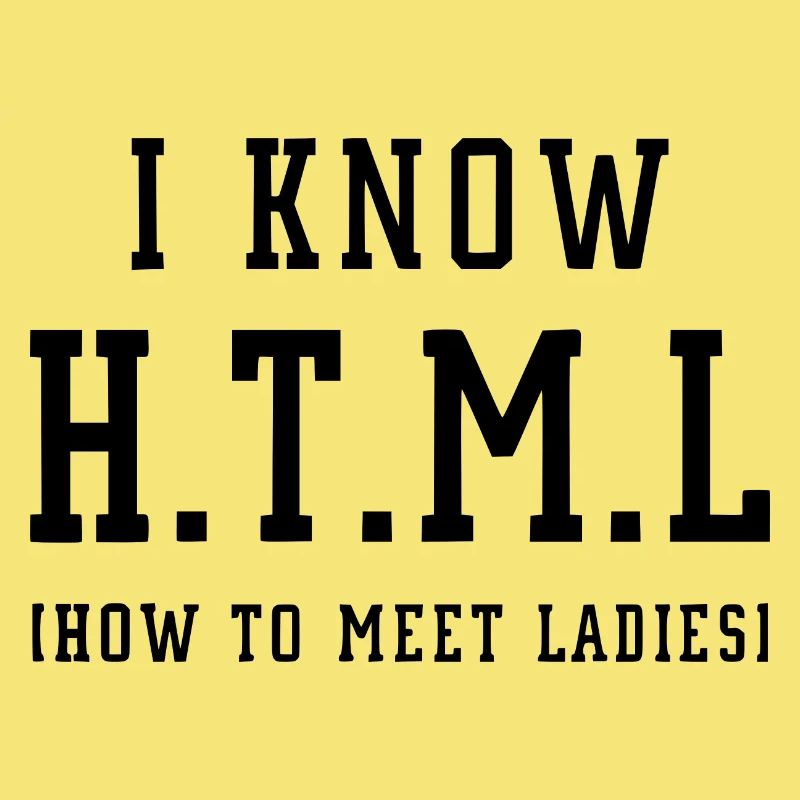 Je connais le HTML