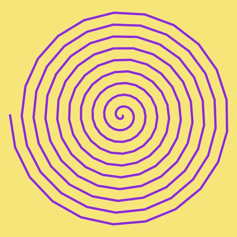 Colorful spiral pattern