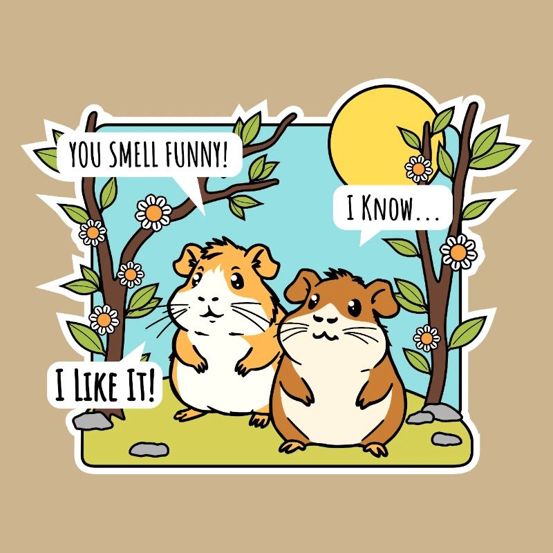 Zwei Hamster Kumpel - einer der riecht komisch