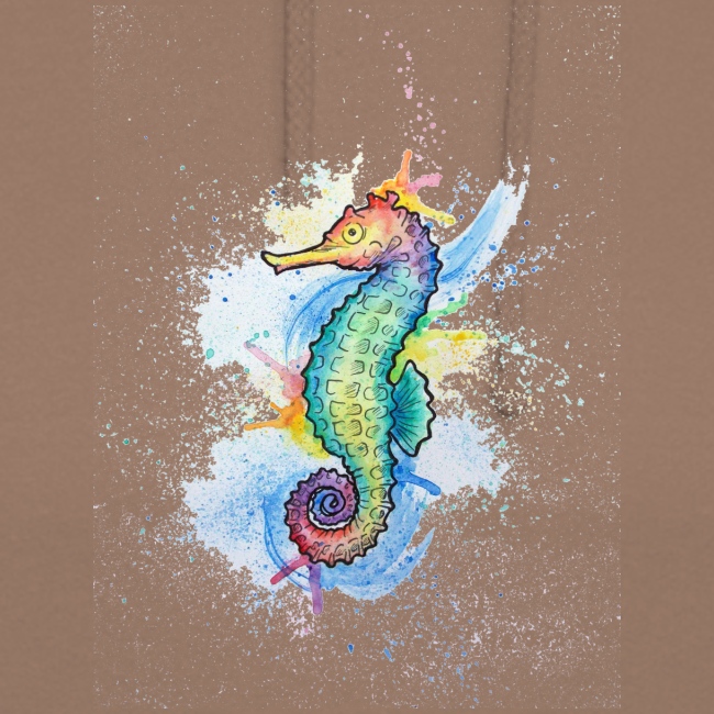 Seahorse Watercolors Nadia Luongo