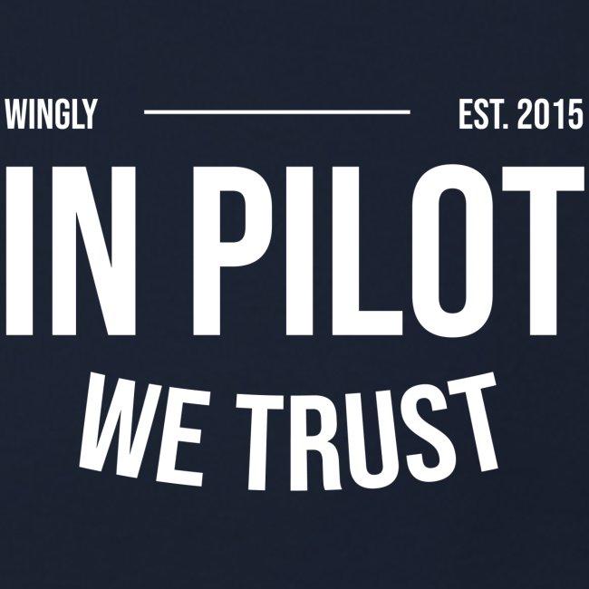 In Pilot we trust (White)