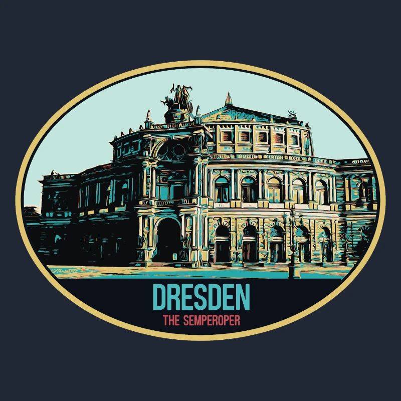 Semperoper de Dresde : Élégance en Illustration