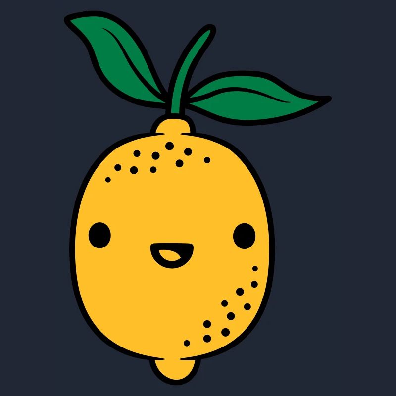 Fruit de citron kawaii