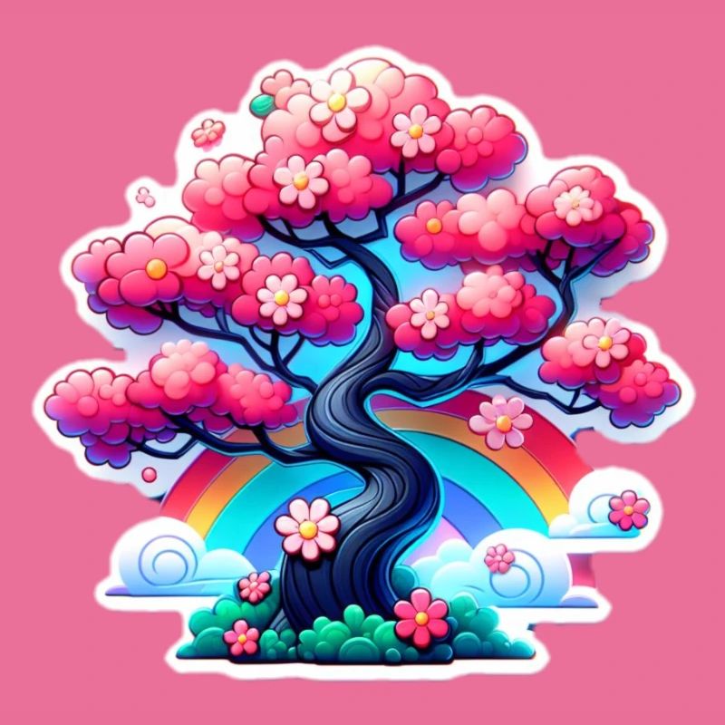 Kirschbaum Mit Wunderschönen Blüten