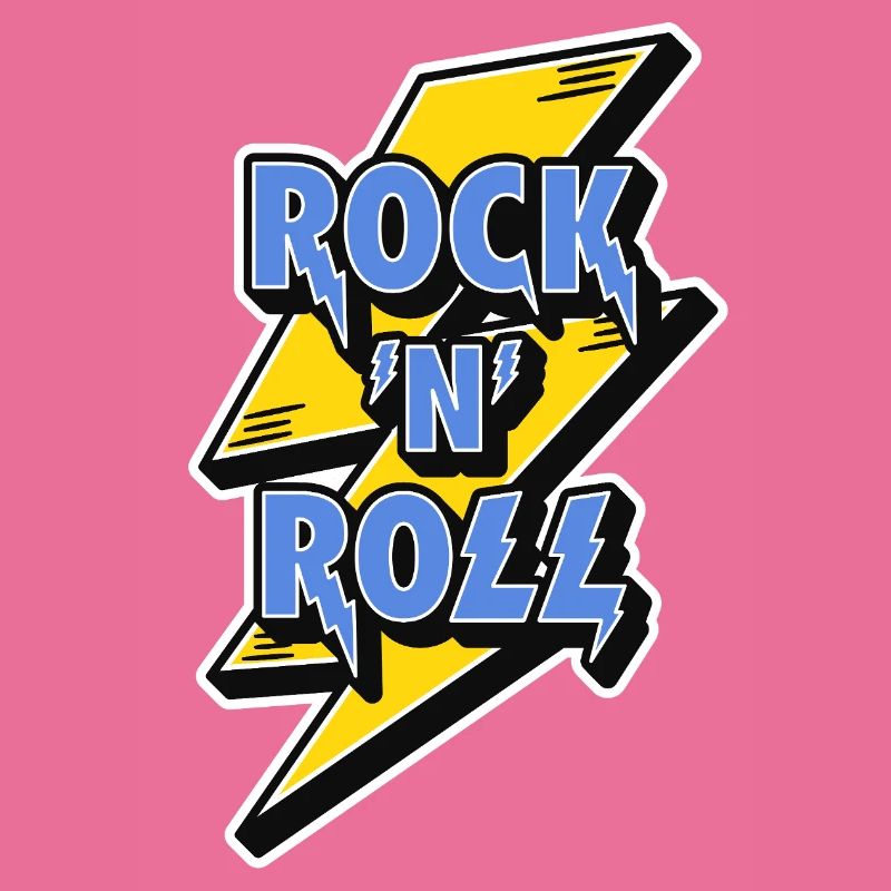 Logo Rock 'n' Roll avec éclair
