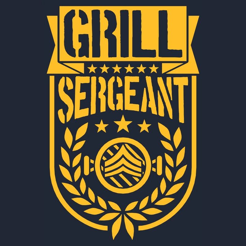 Grill Sergeant Grillparty Lorbeerkranz