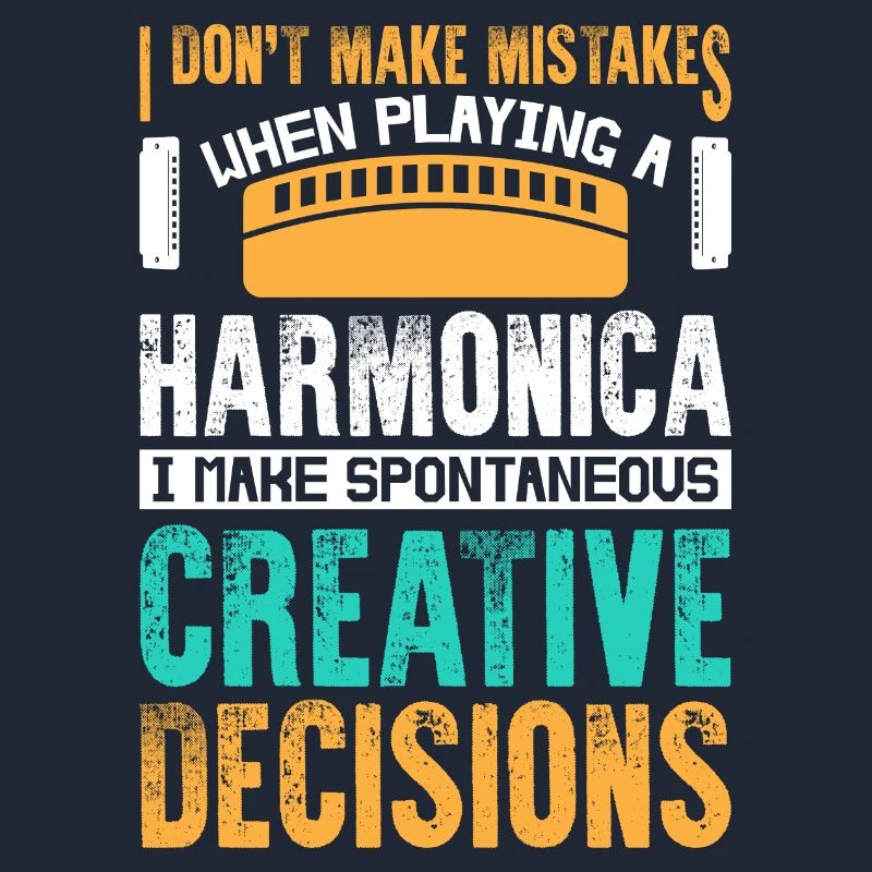 I Don't Make Mistakes When Playing Harmonica