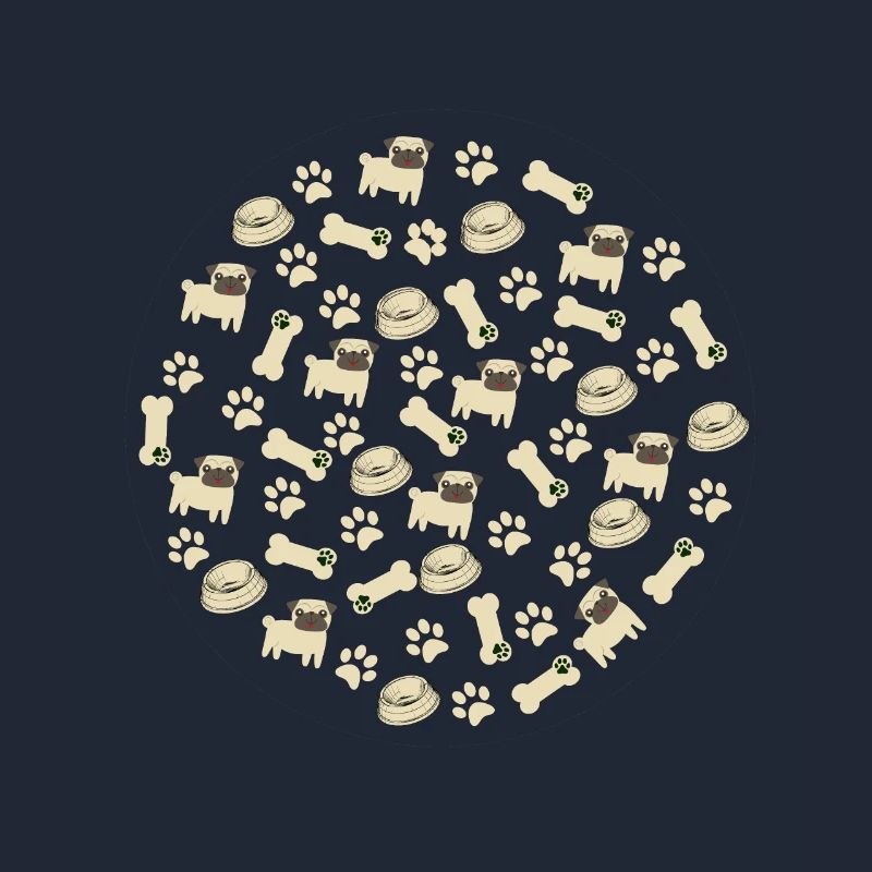 Pug Pattern - Pug Lovers Apparel