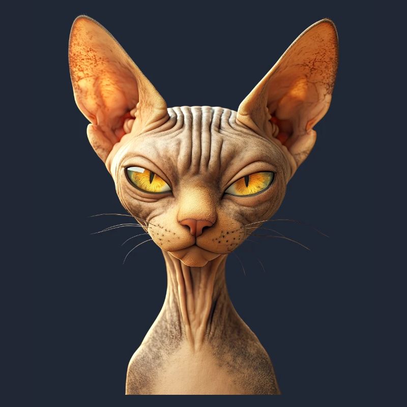 Chat Sphynx Chat Sphynx Chat Canadien Mignon Sphinx