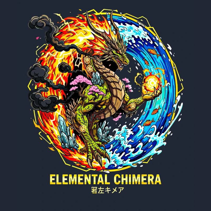 Chimère élémentaire | Dragon des 3 éléments
