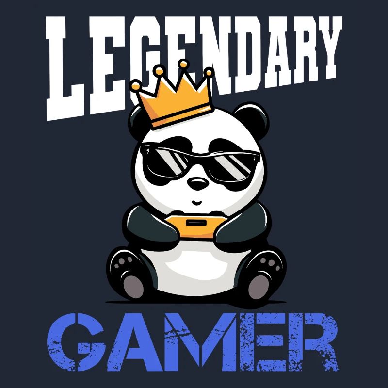 Panda Krone und controller - gamen