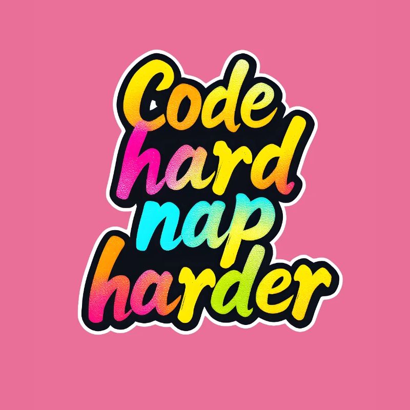 Code Hard Nickerchen Härter Lustiger Programmierer Tee