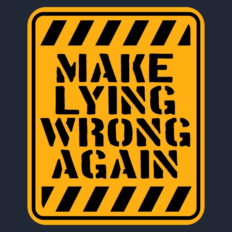 Logo de déclaration politique « Make Fooling Wrong Again »