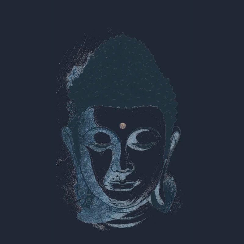 Conception de méditation de Bouddha Siddhartha Gauthama