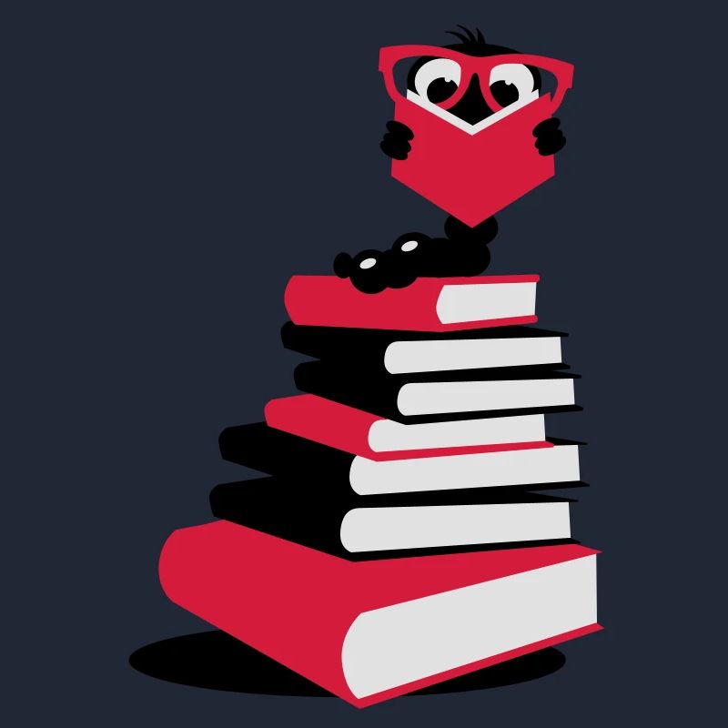 A bookworm reading
