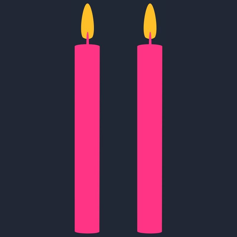 2 Candles / / two / / Second Birthday / / second