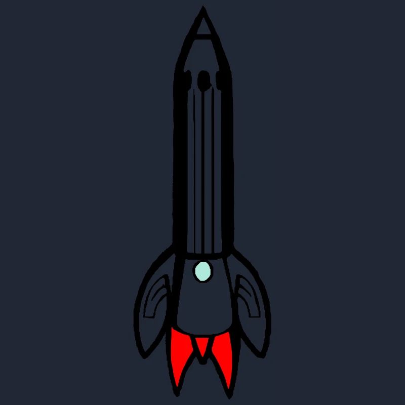 Vecteur de vol spatial spatial de fusée spatiale
