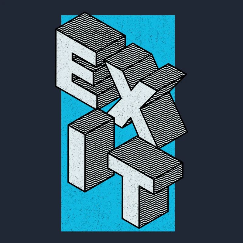 Exit - take the exit in blue