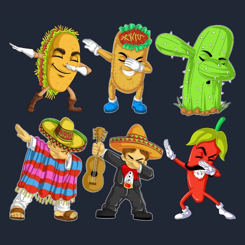 Cinco de Mayo Dab-Hemd