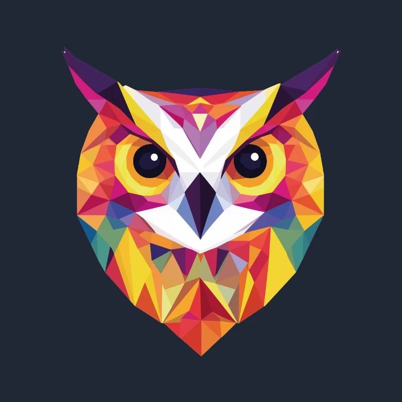 Low Poly Owl – un design moderne pour les petits malins