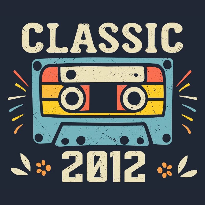 Vintage 2012 Retro Geburtstagskassette 2012