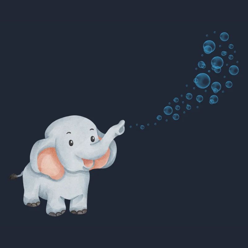 Blubbernder Elefant