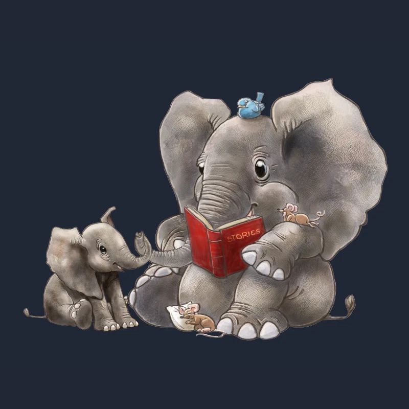 BB Mutter liest Buch