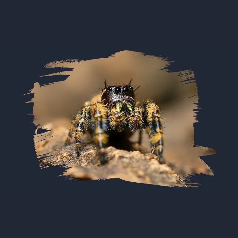 phidippus otiosus jumping spider, spring spinne