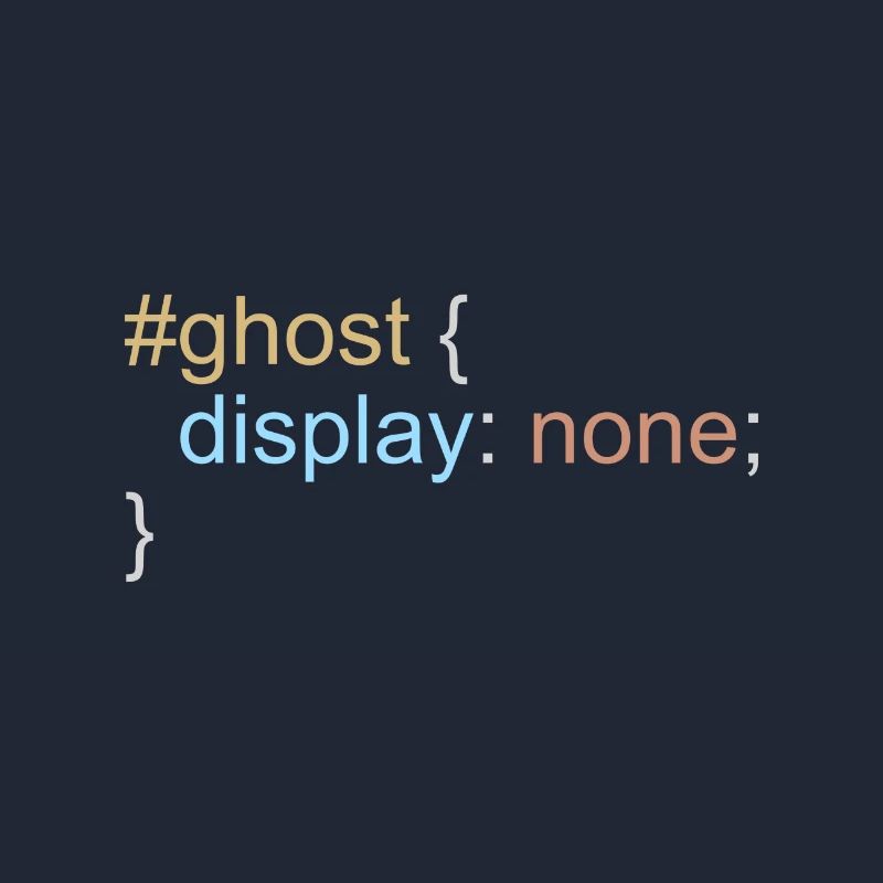 css ghost display: none - lustige Geswchenkidee