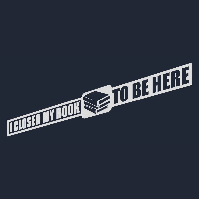 I closed my book