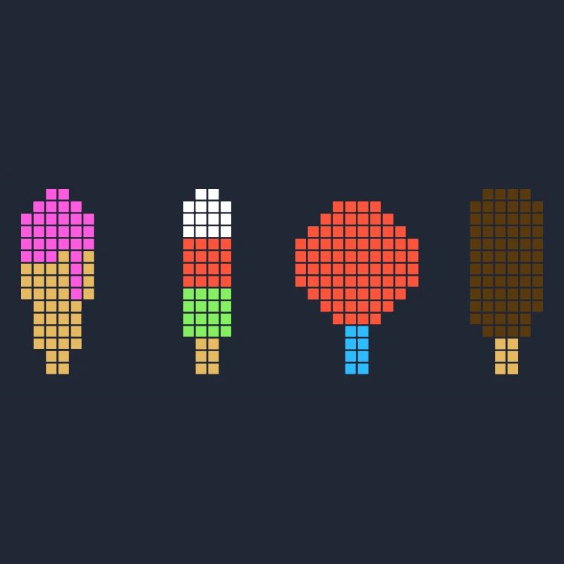 Pixel Eis - Retro Eiscreme
