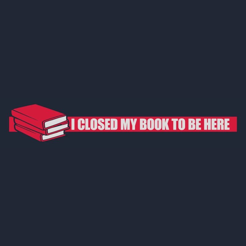 I closed my book