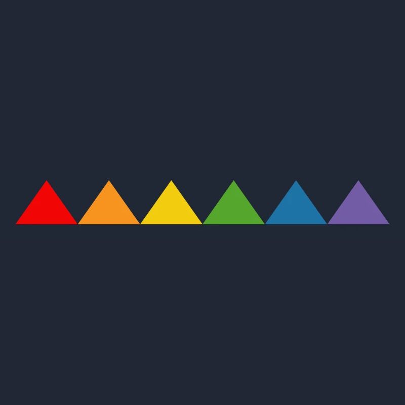 Regenbogen triangle