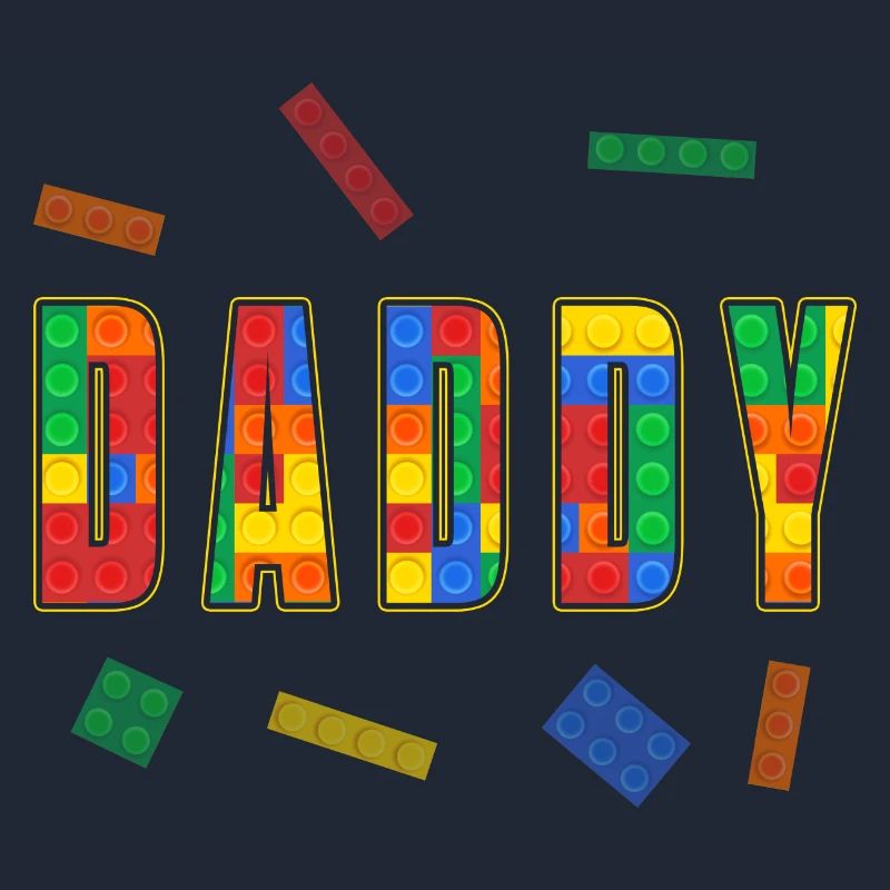 Daddy Parent Brick Master Builder Blocs de construction