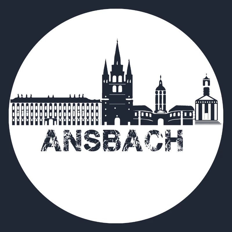 ansbach,skyline,white,circle