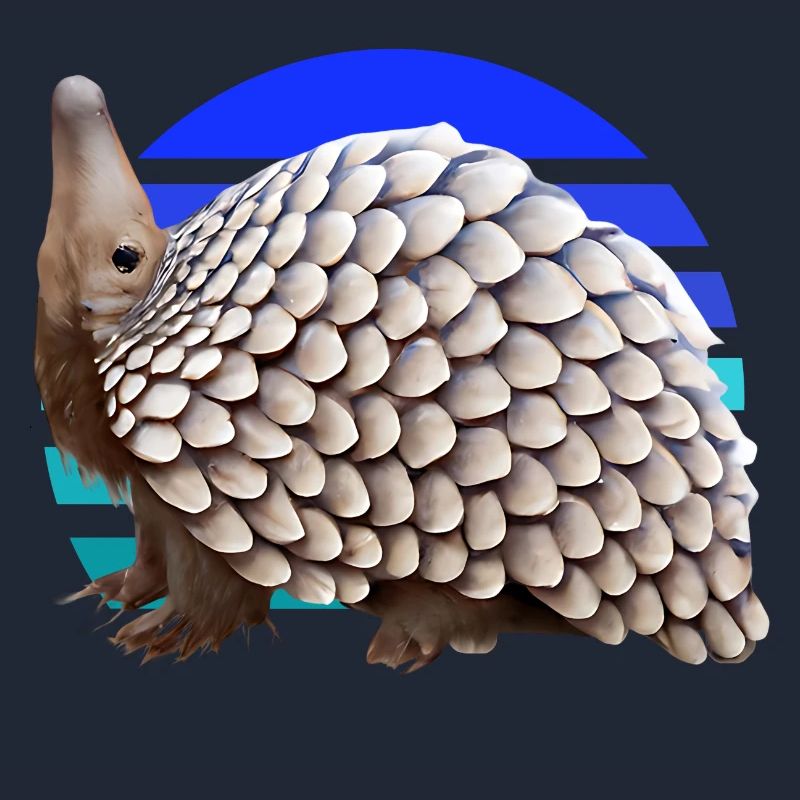 Conception de pangolin mignon