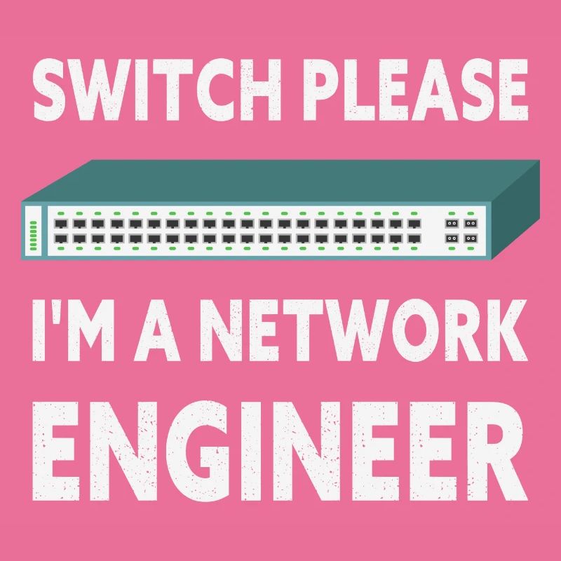 Switch Please I'm A Network Engineer IT Tech