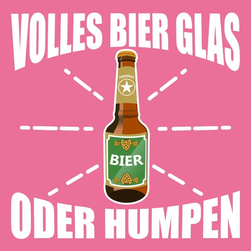 VOLLES BIER GLAS ODER HUMPEN