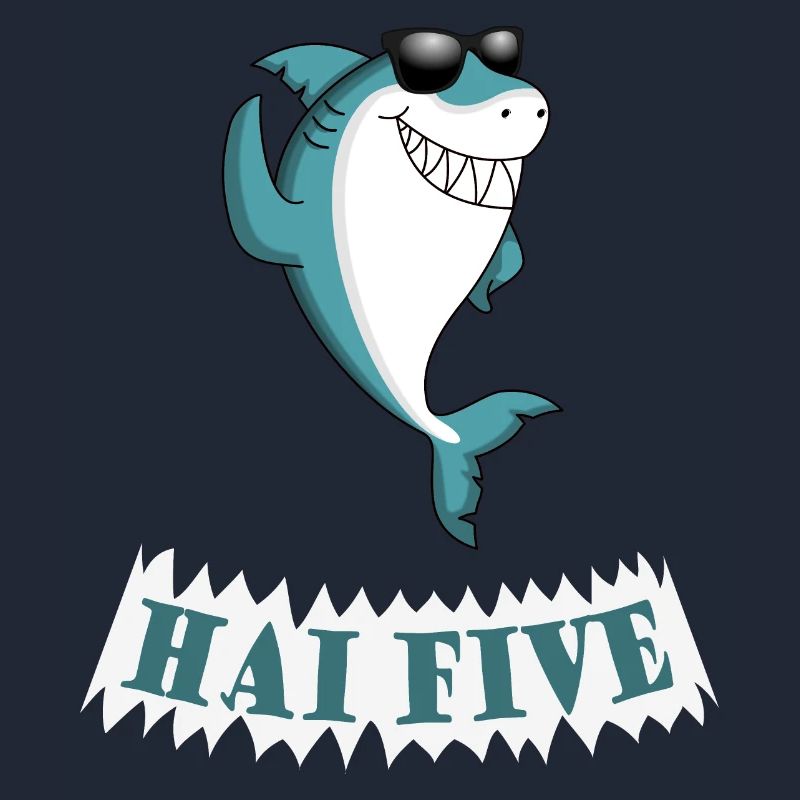 Haifisch High Five oder in dem Fall: HAI FIVE!