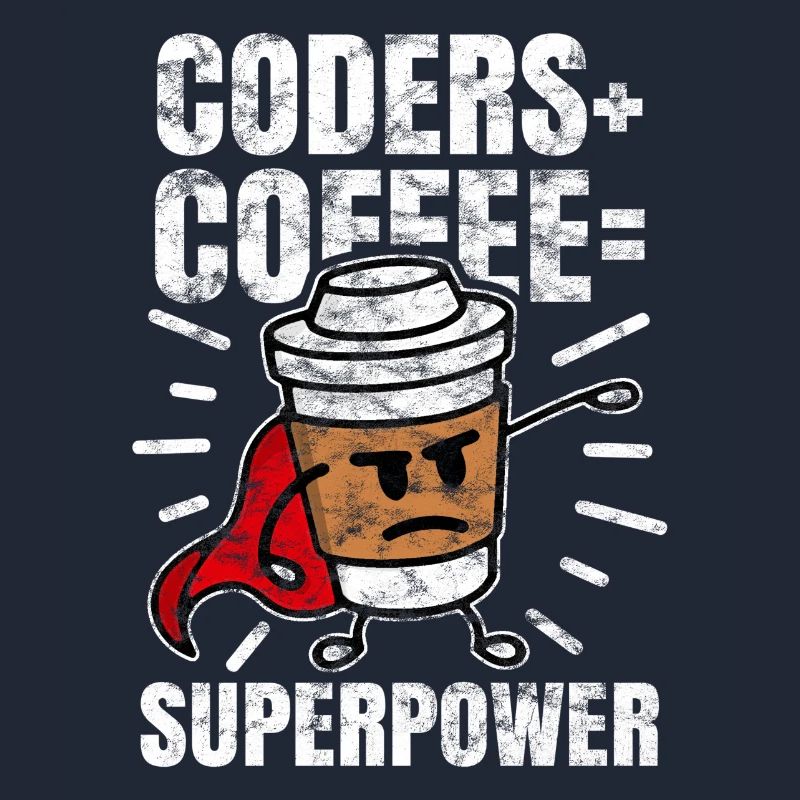 Programmer coffee nerd geek