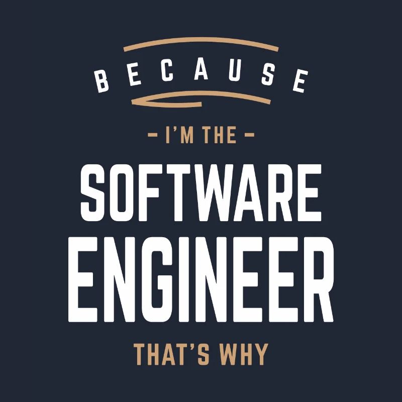 Because I'm the Software Engineer, That's Why