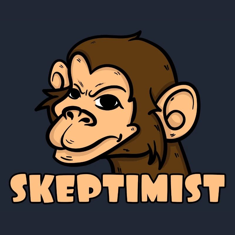 Skeptiker Affe - Skeptimist