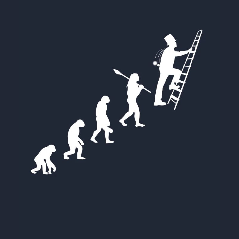 Schornsteinfeger Glück Evolution Geschenk