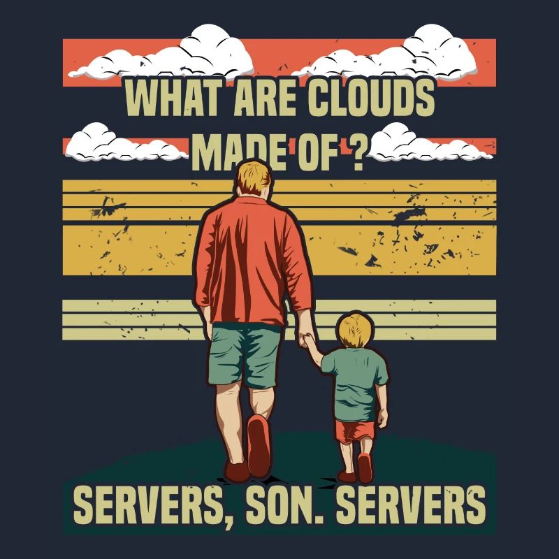 Programmierer Papa - Clouds Server Sohn